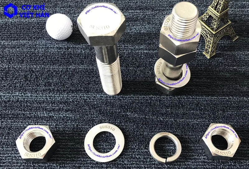 Bu lông inox 310S / Bu lông inox chịu nhiệt