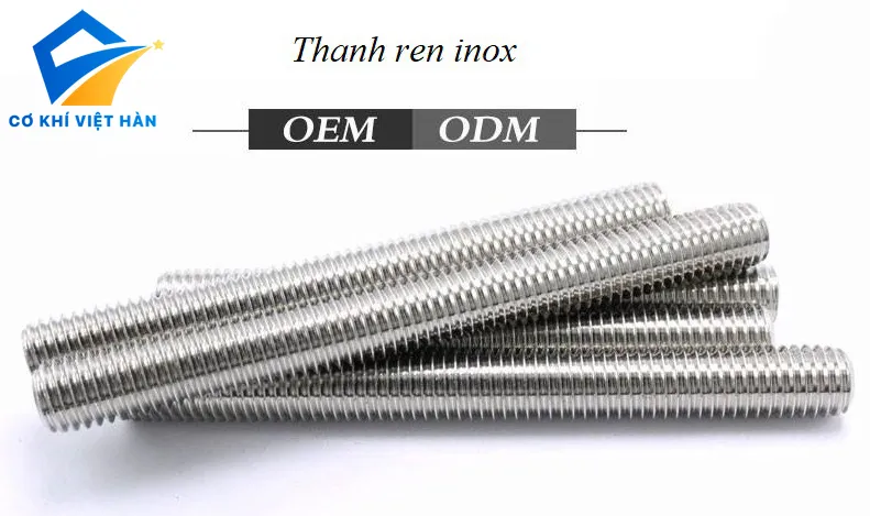 Thanh ren inox 304