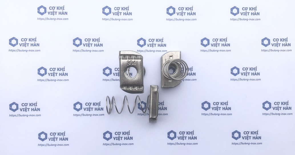 đai ốc lò xo inox 1