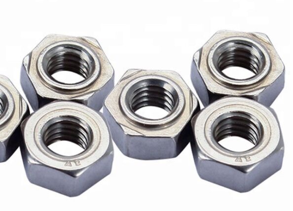 Ê cu hàn 3 chân inox