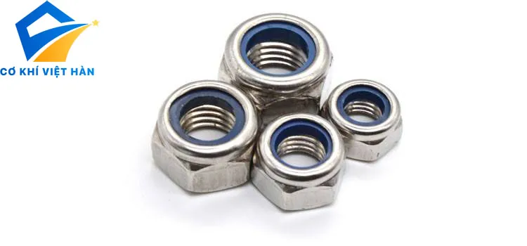 Ê cu khoá nhựa inox