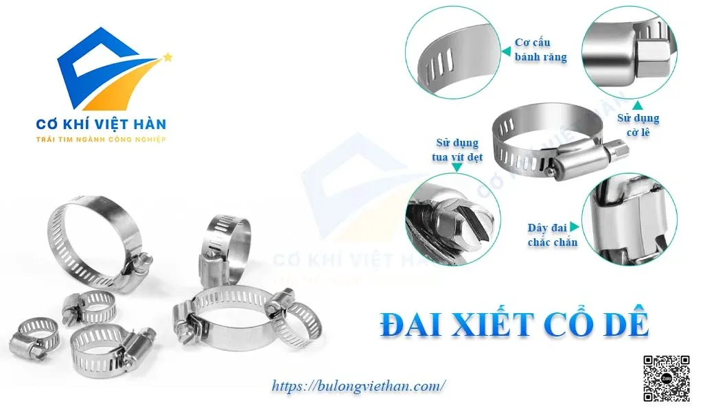 Đai Xiết Inox (Cổ Dê Inox)