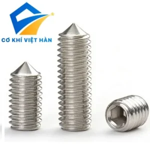 Vít Trí Lục Giác Đầu Nhọn Inox (DIN 914)